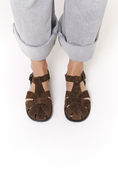 Сандалі Suede Chocolate