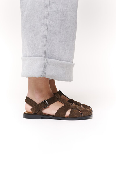 Сандалі Suede Chocolate