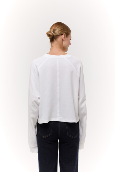 Лонгслів базовий oversize Білий