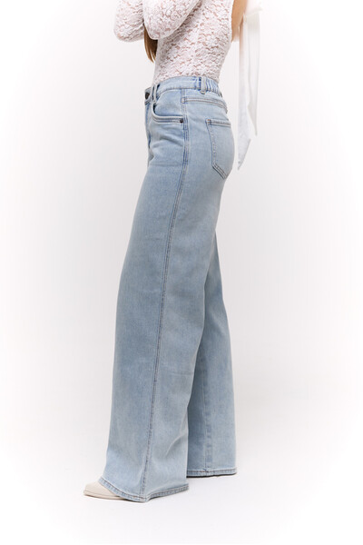 Джинси  wide leg Голубі